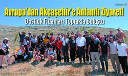Avrupa'dan Akçaşehir'e Anlamlı Ziyaret!