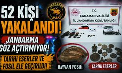 Dikkat Çeken Operasyon: Tarihi Eserler ve Hayvan Fosili Ele Geçirildi