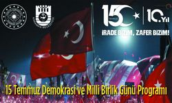 15 Temmuz Demokrasi ve Milli Birlik Günü Programı