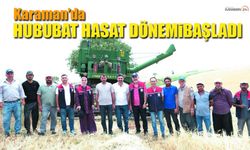 Karaman'da Hububat Hasadı Başladı