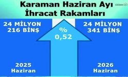 Karaman'ın Haziran İhracatı Sınırlı Artış Gösterdi