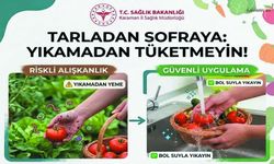 Meyve ve Sebzeleri Yıkamadan Tüketmeyin