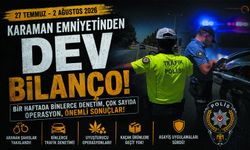 Emniyet, Karaman’da bir haftada neler ele geçirildi?