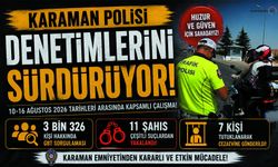 Karaman’da Emniyet Bir Haftada 11 Aranan Şahıs Yakalandı