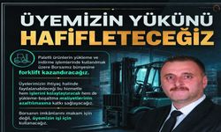 Özdal'dan Önemli vaat; Borsaya Forklift Desteği Gelecek