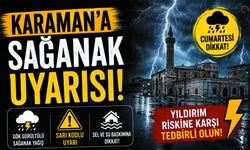 Meteoroloji’den Karaman’a Sarı Uyarı! Cumartesi Günü Dikkat