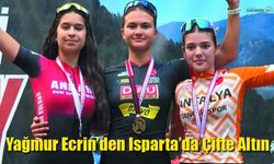 Yağmur Ecrin’den Isparta’da Çifte Altın Madalya