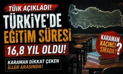 Eğitim Süresi Karaman Dikkat Çeken İller Arasında!