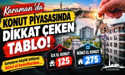 Karaman'da Konut Satışlarında İkinci El Hareketliliği