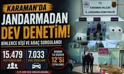 Karaman’da Jandarmadan Bir Haftada 54 Yakalama!