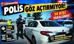 Karaman’da Emniyetten Zehir Tacirlerine Darbe!