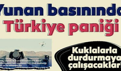 Yunanda Türkiye Paniği