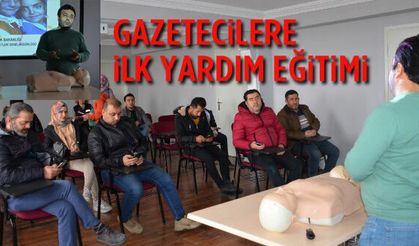 Gazetecilere İlk Yardım eğitimi