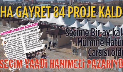 Seçim Yaklaşınca işler hızlandı