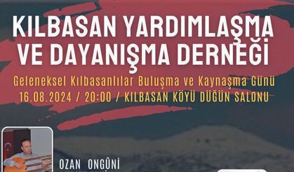 Kılbasan köyü Yardımlaşma gecesi