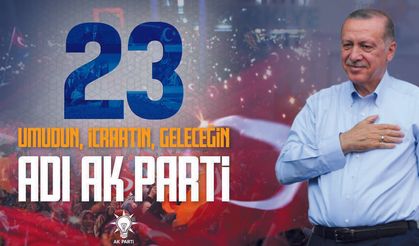 AK Parti 23 yaşında