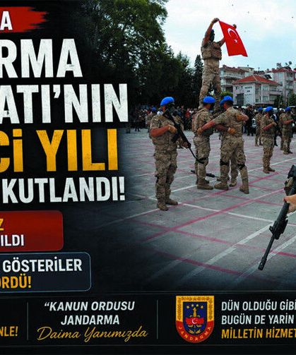 Karaman’da Jandarma’nın 187. Yılı Coşkuyla Kutlandı