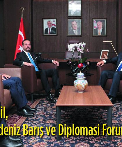 Selman Vekil, KKTC'de Akdeniz Barış ve Diplomasi Forumu'nda