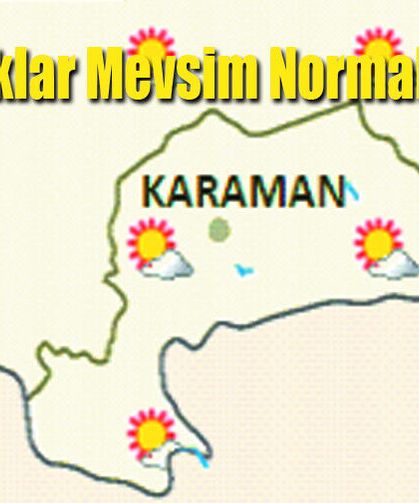 Karaman'da Hava Durumu: Sıcaklıklar Mevsim Normallerinde