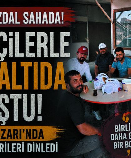 Hüseyin Özdal Emekçilerle Aynı Sofrada