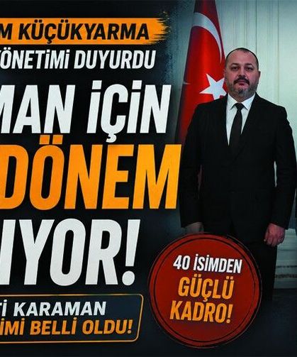 AK Parti Karaman’da Yeni Yönetim Belli Oldu!