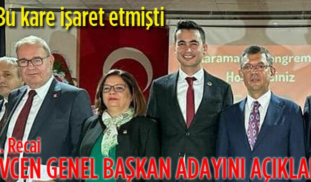CHP Karaman Teşkilatı Özgür Özel dedi