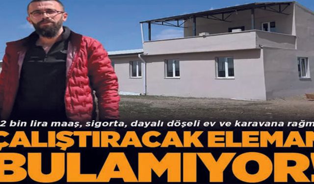 Çalıştıracak Eleman bulamıyor