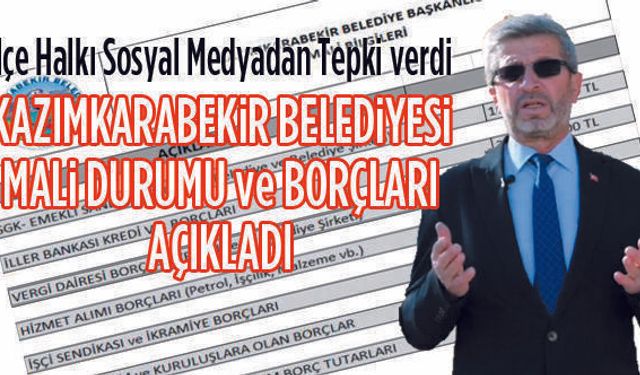 Belediyenin Borcu Açıklandı