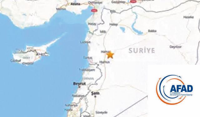 Sınırda 5.2 büyüklüğünde deprem
