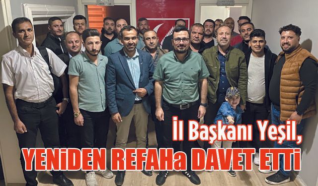 Mustafa Yeşilden davet