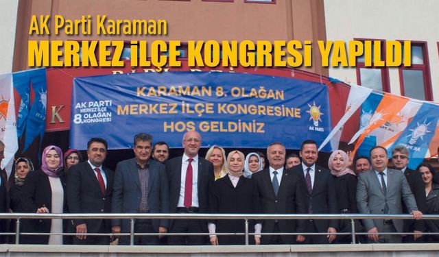 AK Parti Merkez ilçe Kongresi