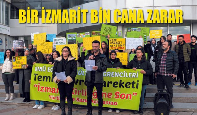 Bir izmarit bir cana zarar