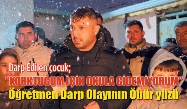 Öğretmene Darp olayında yeni gelişme