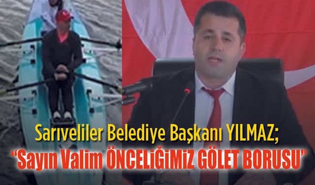 Sayın Valim Önceliğimiz gölet borusu