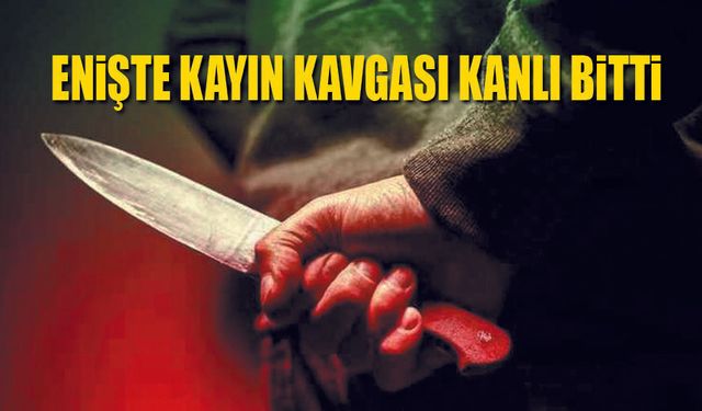 Enişte Kayın Kavgası kanlı bitti