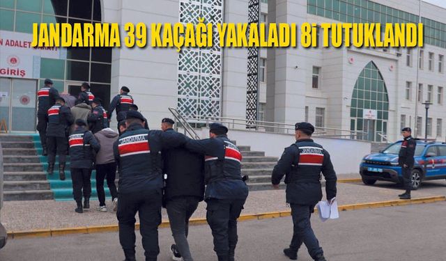Jandarmadan Suç ve Suçlulara Karşı denetlemeler