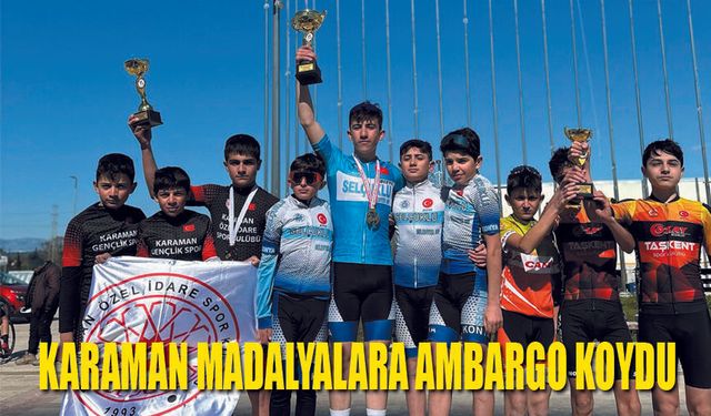Karaman Bisiklet Takımından madalyalar