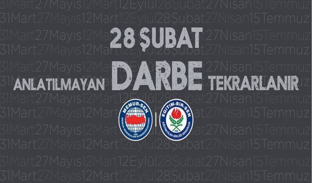 Eğitim-Bir-Sen den 28 Şubat açıklaması