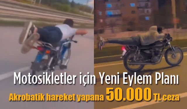 Motosikletle bunları yapanlar yandı..!