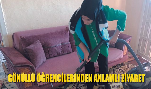Nene Teyzeye Kızlardan Anlamlı ziyaret