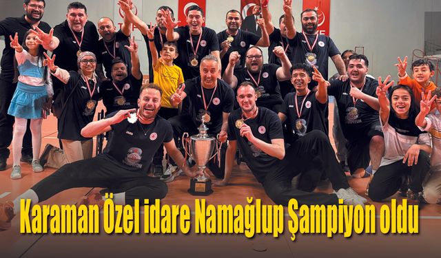 Özel İdare Spor Kulübü Türkiye Şampiyonu Oldu