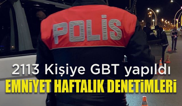 Emniyet denetimlerinde Bir Haftada 9 Aranan Şahıs Yakalandı