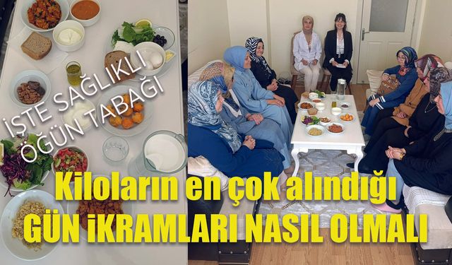 Gün tabağına sağlıkçı eli değdi