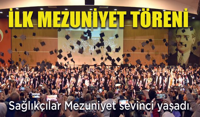 KMÜ'de ilk mezuniyet töreni sağlıkçılardan