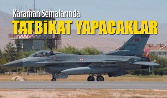 3’üncü Ana Jet  Komutanlığı Uyardı: Ses patlaması olacak