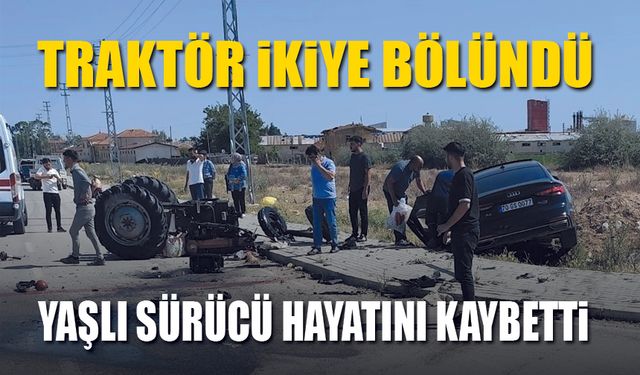 Traktör Kazası: 85 Yaşındaki Sürücü Ağır Yaralandı