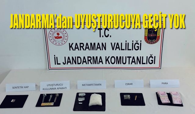 Jandarma’dan Uyuşturucuya Geçit Yok