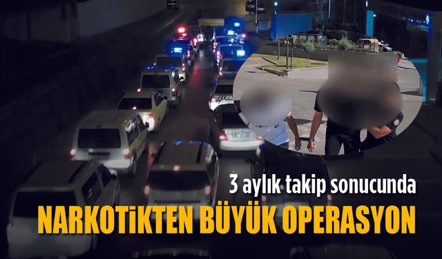 Karaman Narkotikten 3 aylık operasyon