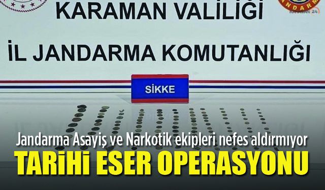 Karaman Jandarması suça geçit vermiyor