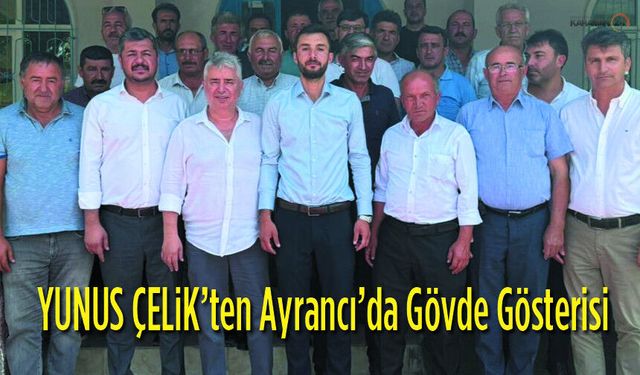 Yunus Çelik’ten Ayrancı’da Gövde Gösterisi